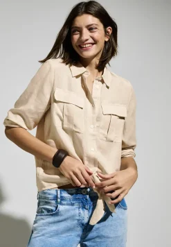 Blouse avec nœud à l'ourlet