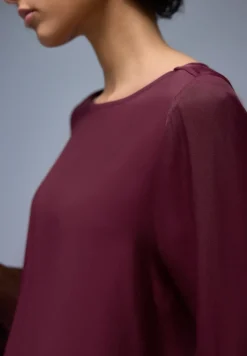 Blouse avec ourlet élastique