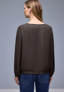 Blouse avec ourlet élastique