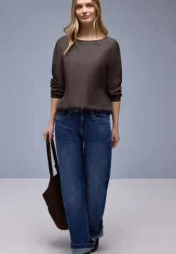 Blouse avec ourlet élastique