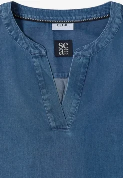 Blouse avec ourlet élastique