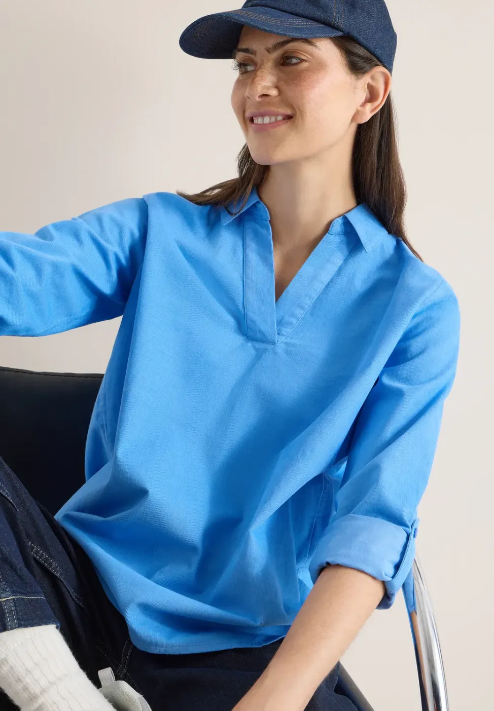 Blouse avec turn-up