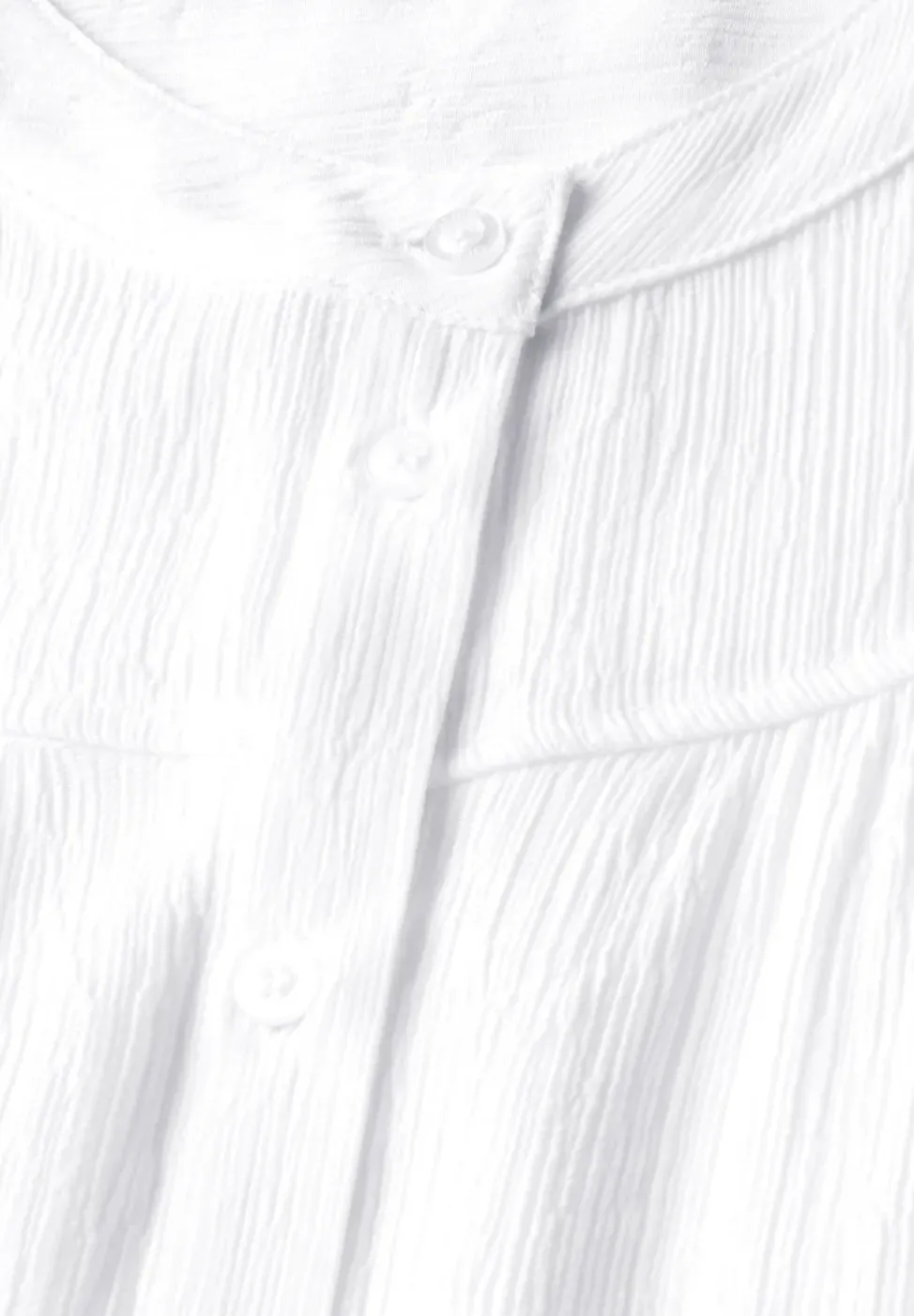Blouse crinkle avec fronces