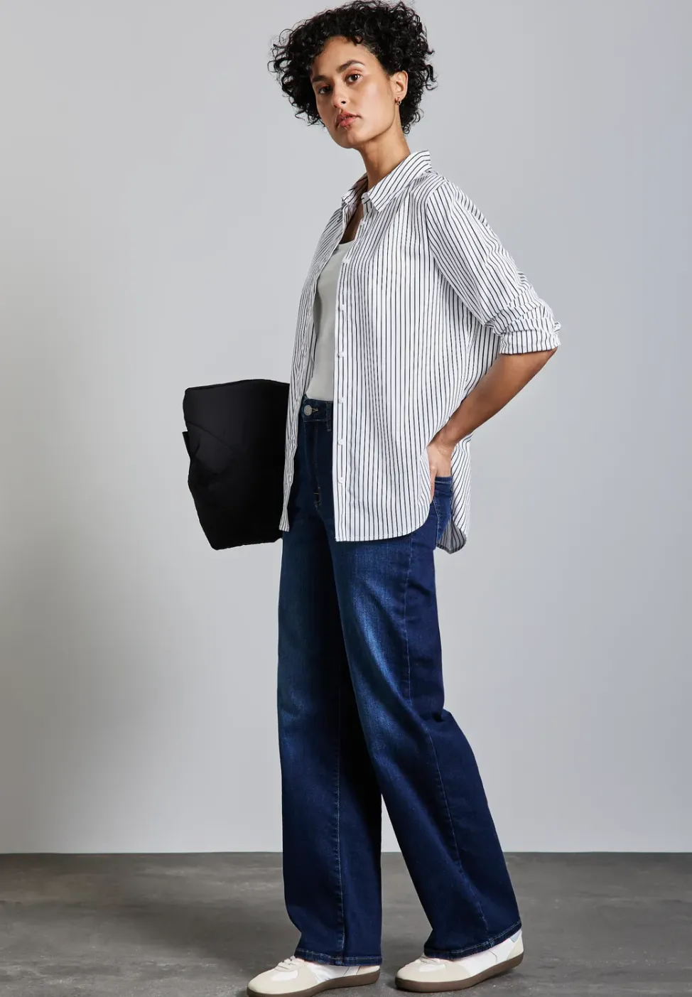 Blouse d'affaires rayée