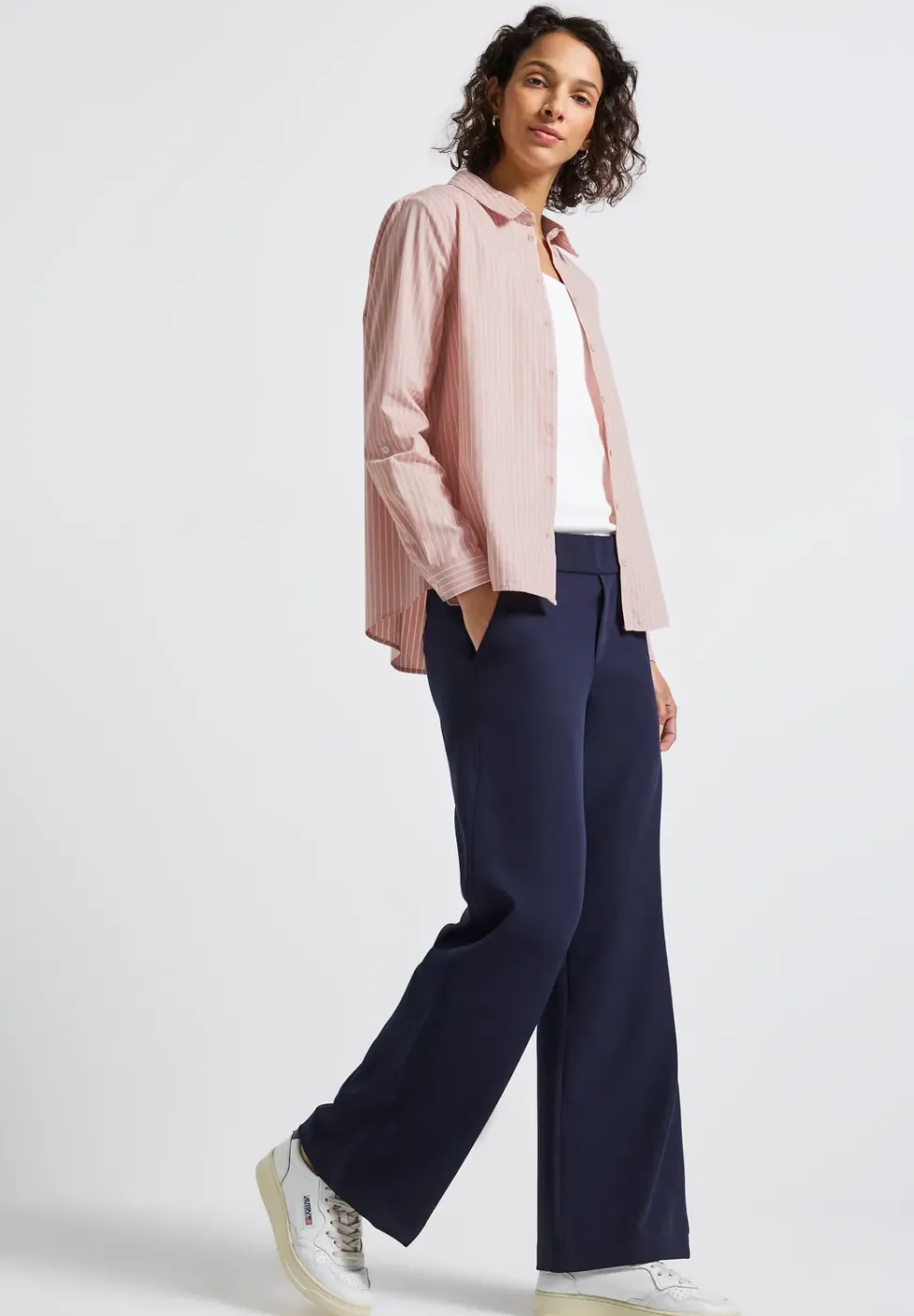 Blouse d'affaires rayée