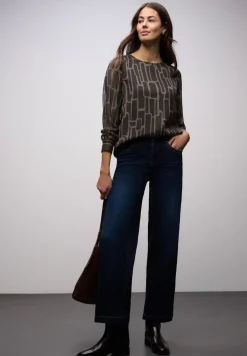 Blouse en chiffon à motifs