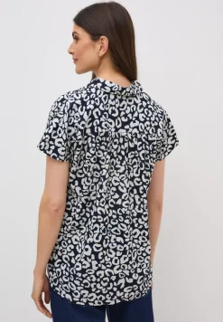 Blouse en coton à motifs