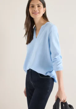 Blouse en couleur unie