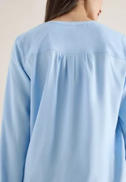 Blouse en couleur unie
