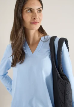 Blouse en couleur unie