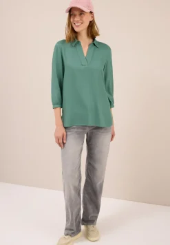 Blouse en couleur unie