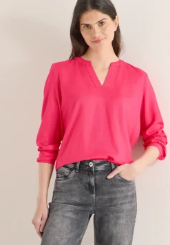 Blouse en couleur unie