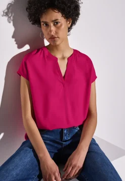 Blouse en couleur unie