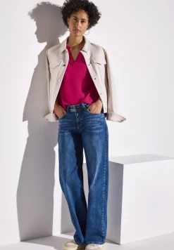 Blouse en couleur unie
