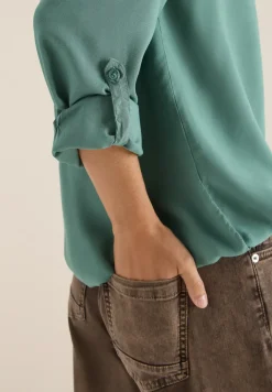 Blouse en couleur unie
