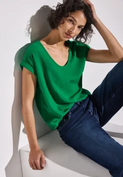 Blouse en couleur unie