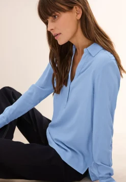 Blouse en couleur unie