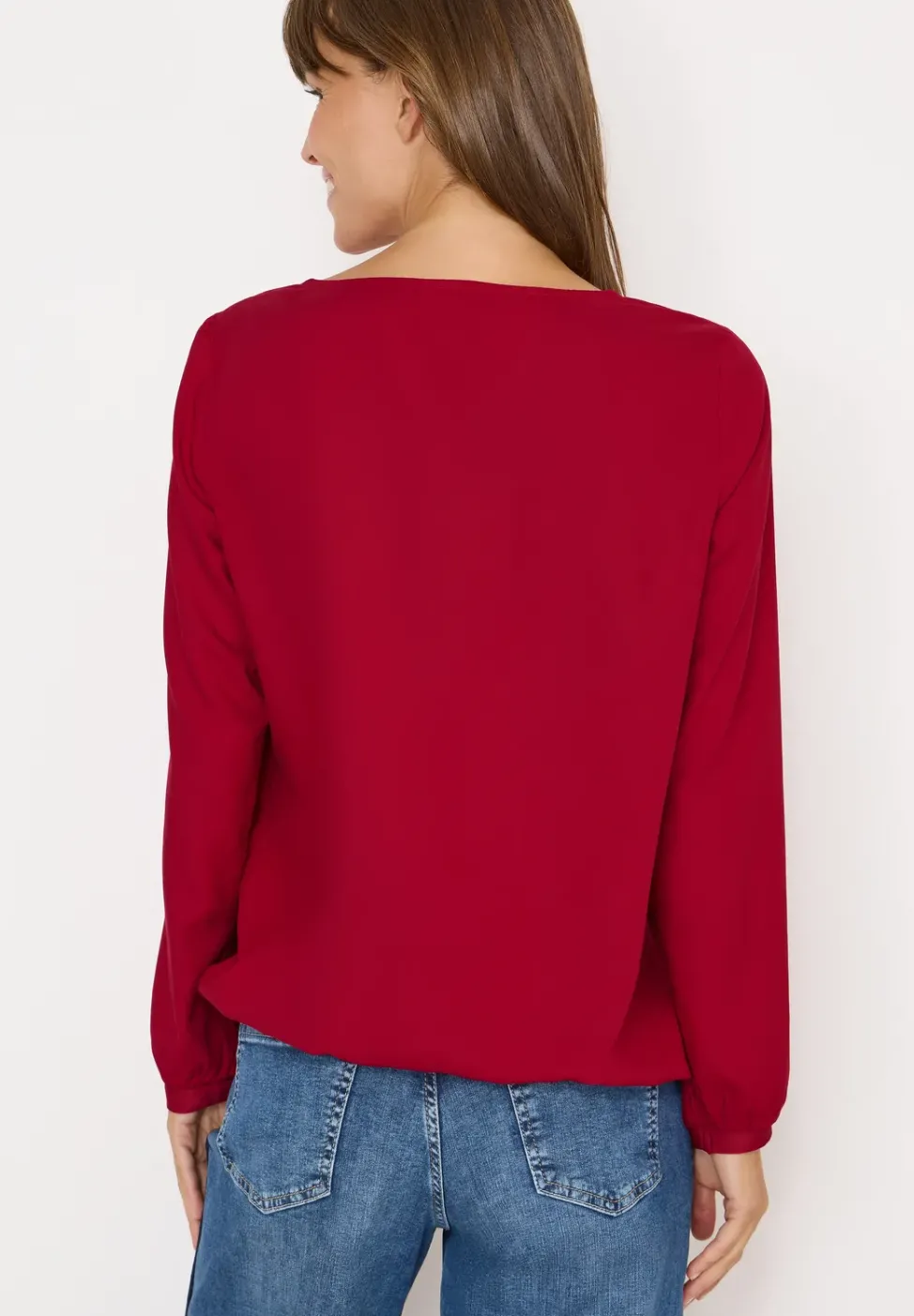 Blouse en couleur unie