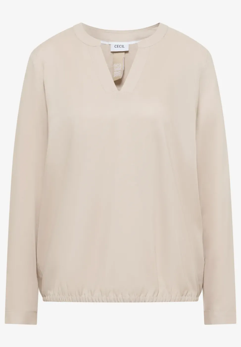 Blouse en couleur unie