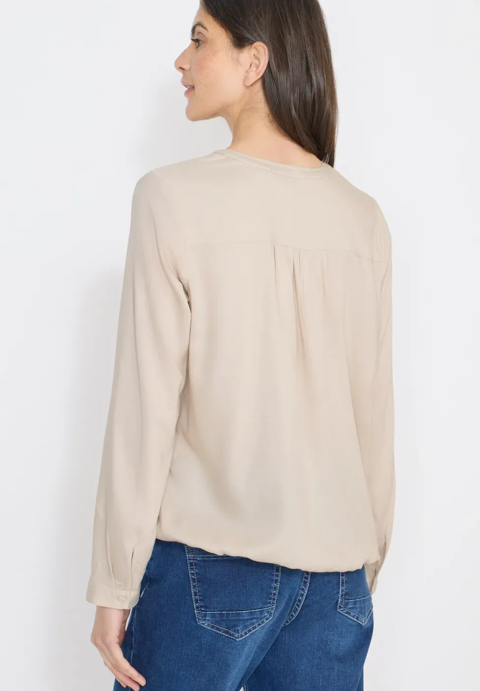 Blouse en couleur unie