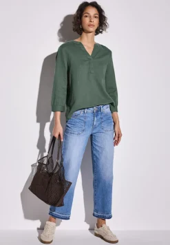 Blouse en couleur unie