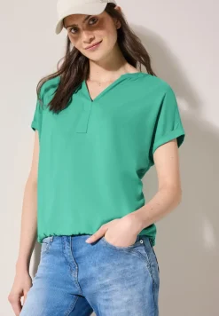 Blouse en couleur unie