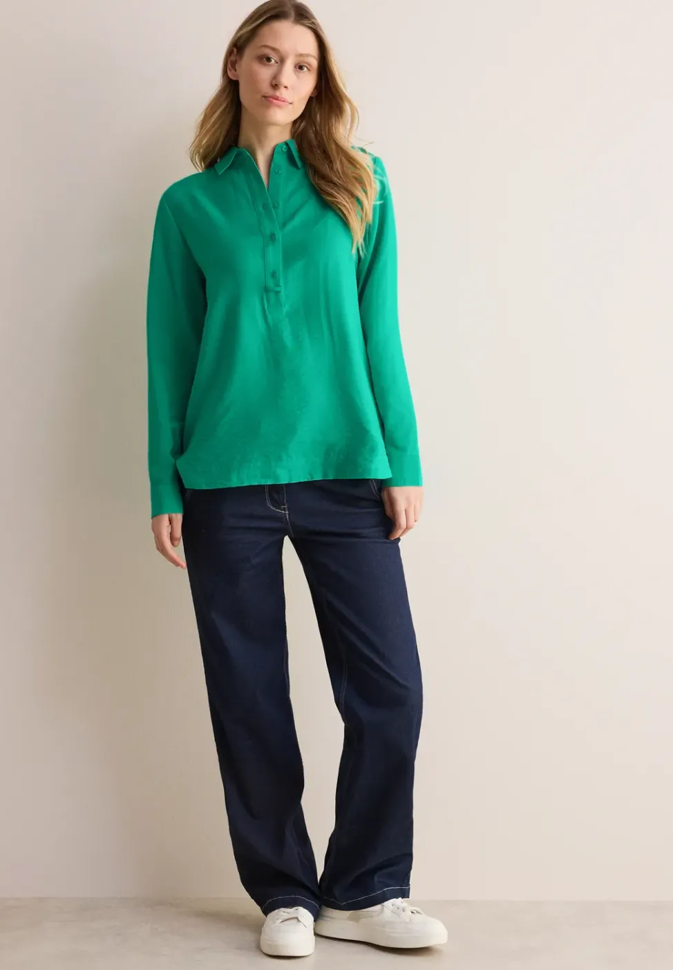 Blouse en couleur unie
