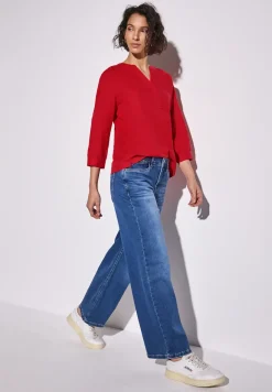 Blouse en couleur unie
