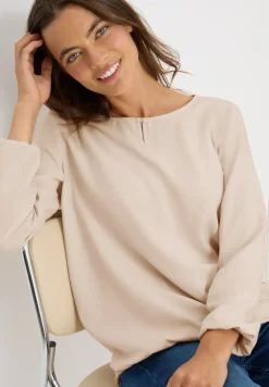 Blouse en couleur unie