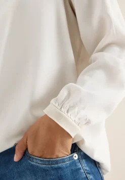 Blouse en couleur unie