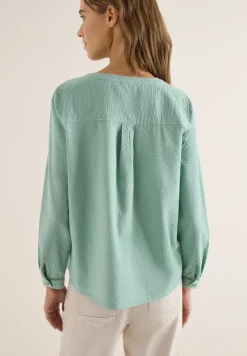 Blouse en couleur unie
