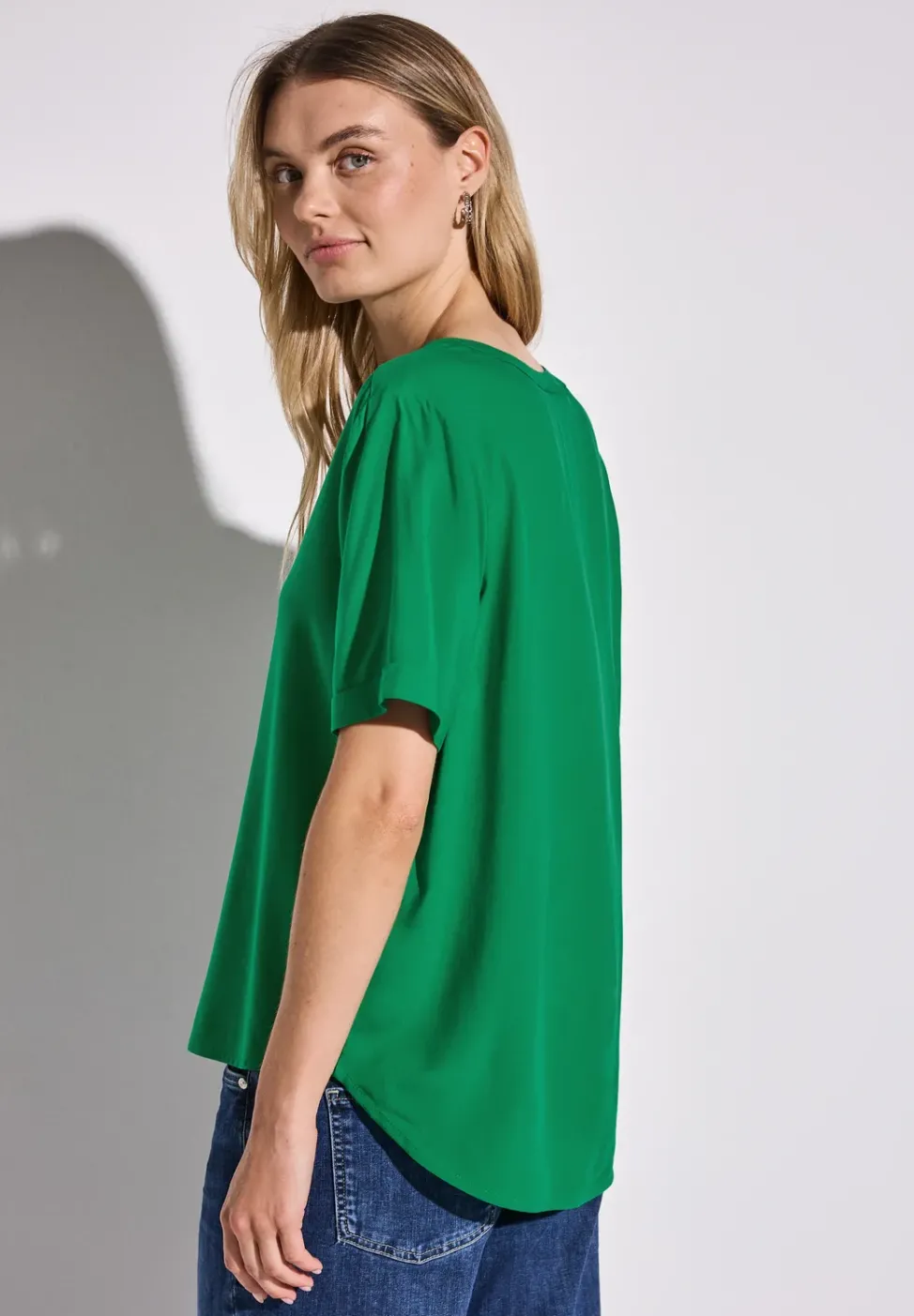 Blouse en couleur unie