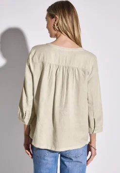 Blouse en couleur unie
