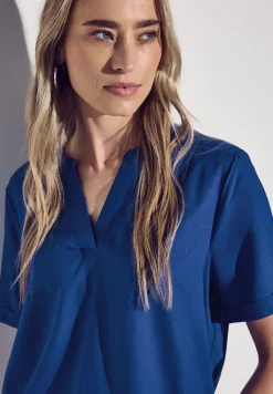 Blouse en couleur unie