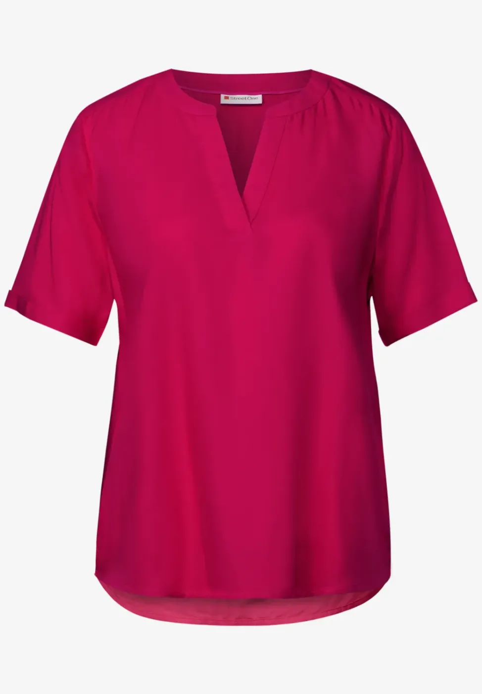 Blouse en couleur unie
