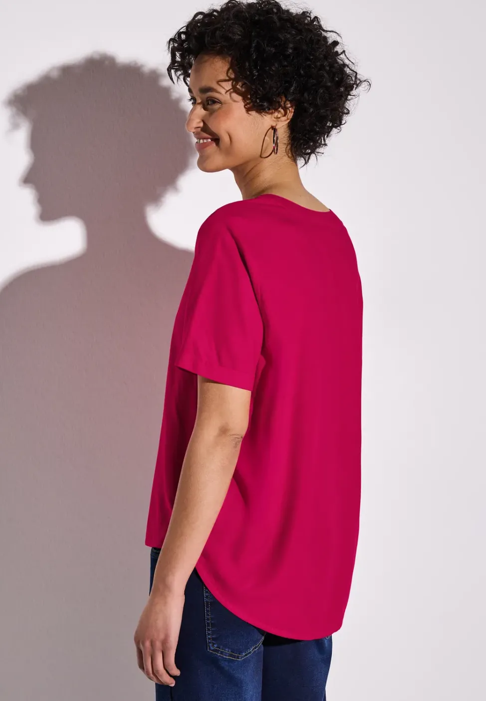 Blouse en couleur unie