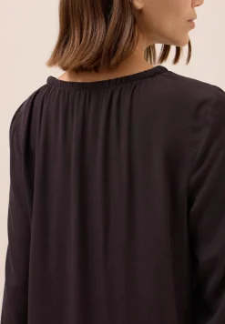 Blouse en crêpe