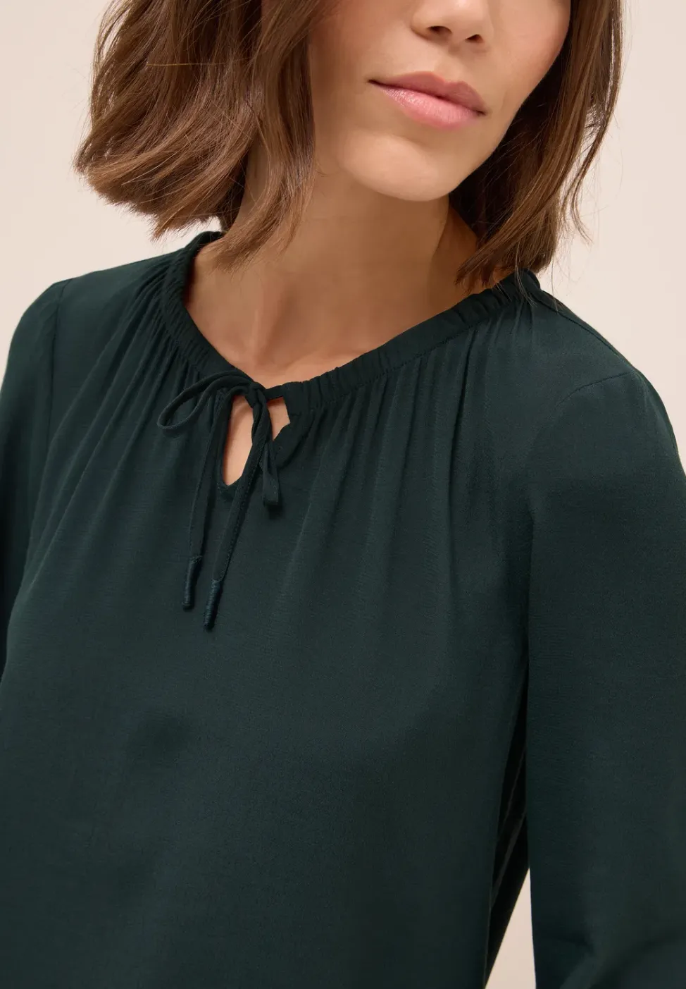 Blouse en crêpe