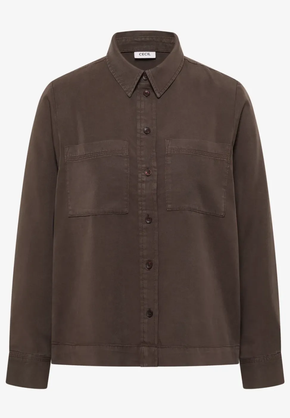 Blouse en denim coloré