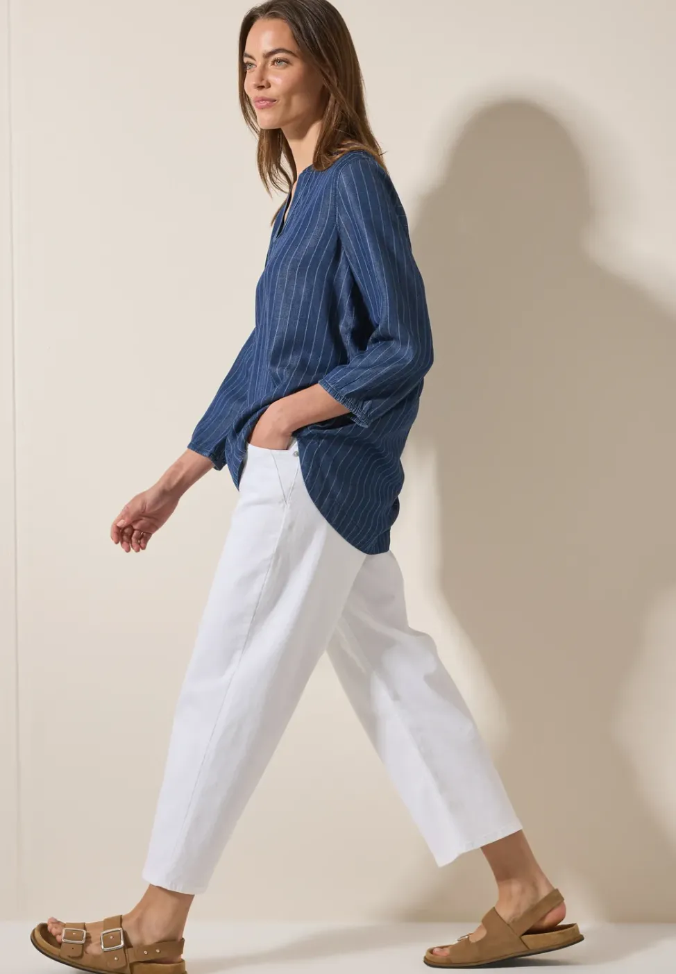 Blouse en jean Lyocell