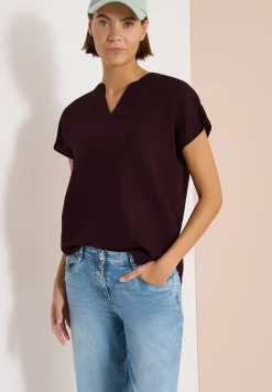 Blouse en lin mélangé