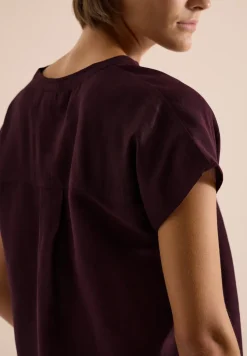 Blouse en lin mélangé