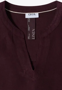 Blouse en lin mélangé