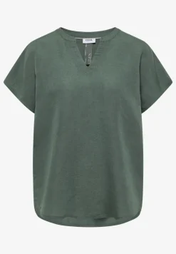 Blouse en lin mélangé