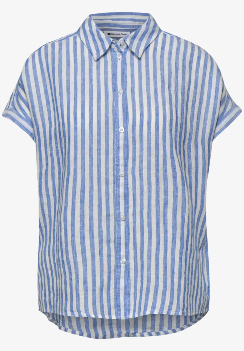 Blouse en lin rayée