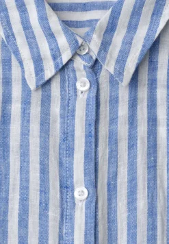 Blouse en lin rayée