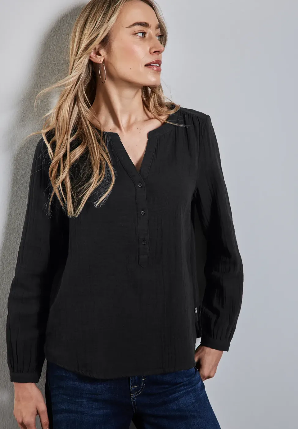 Blouse en mousseline