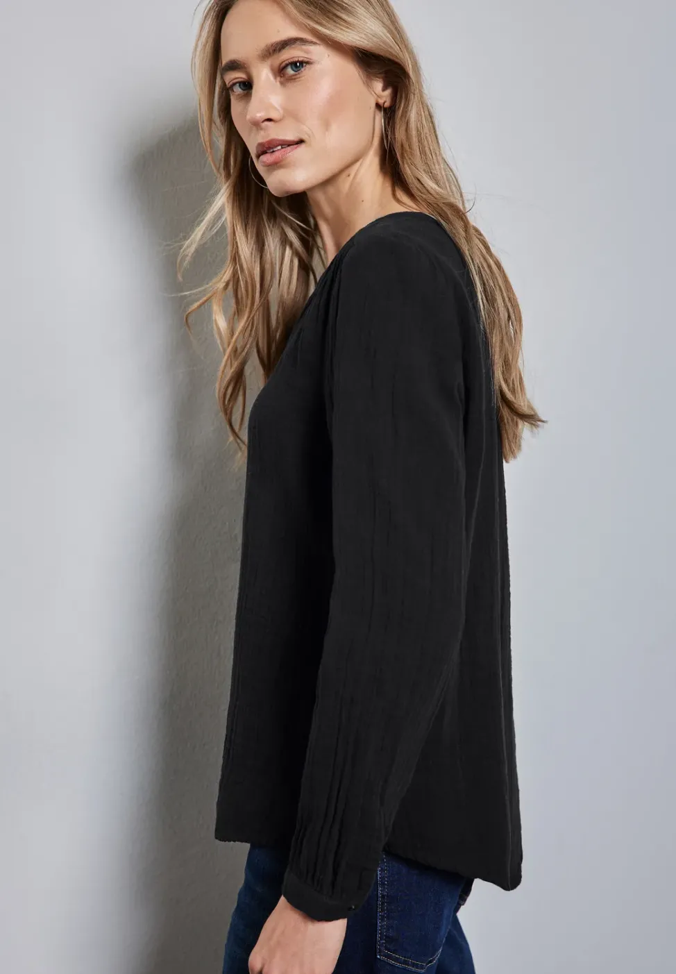 Blouse en mousseline