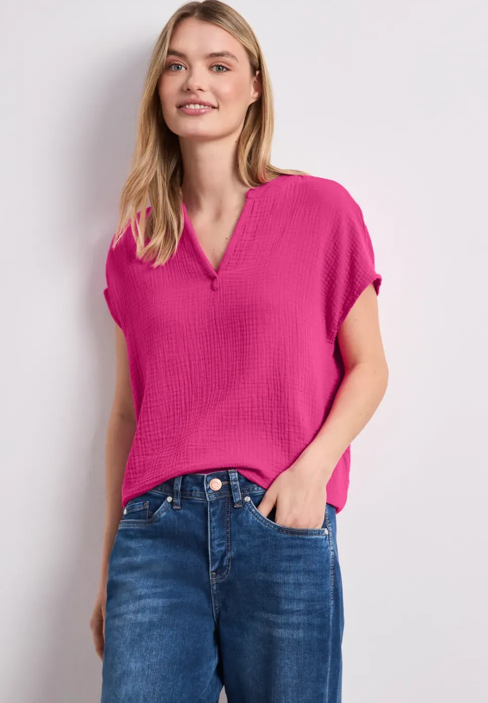 Blouse en mousseline