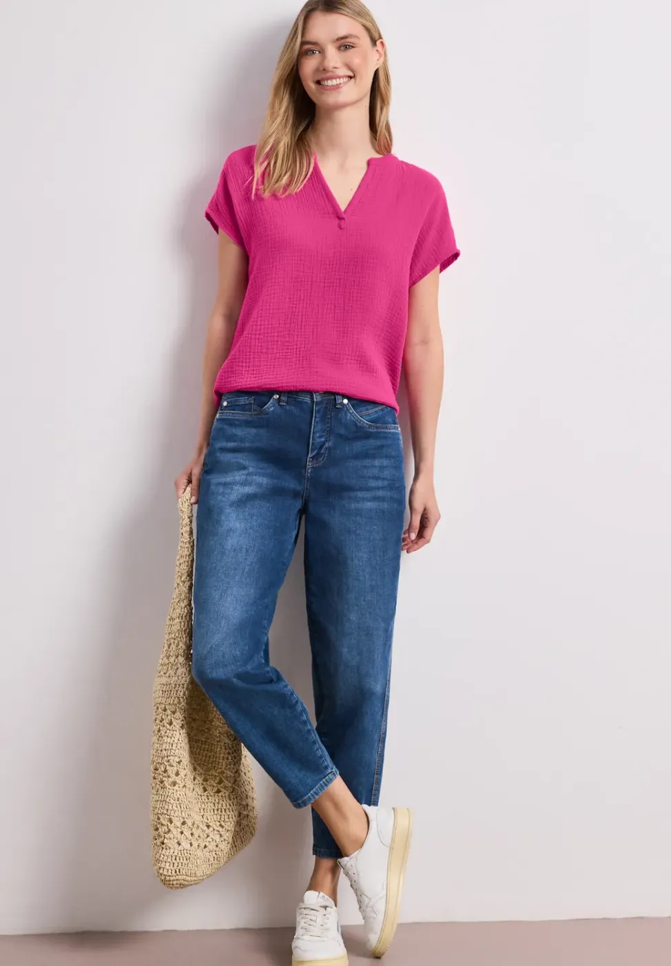 Blouse en mousseline